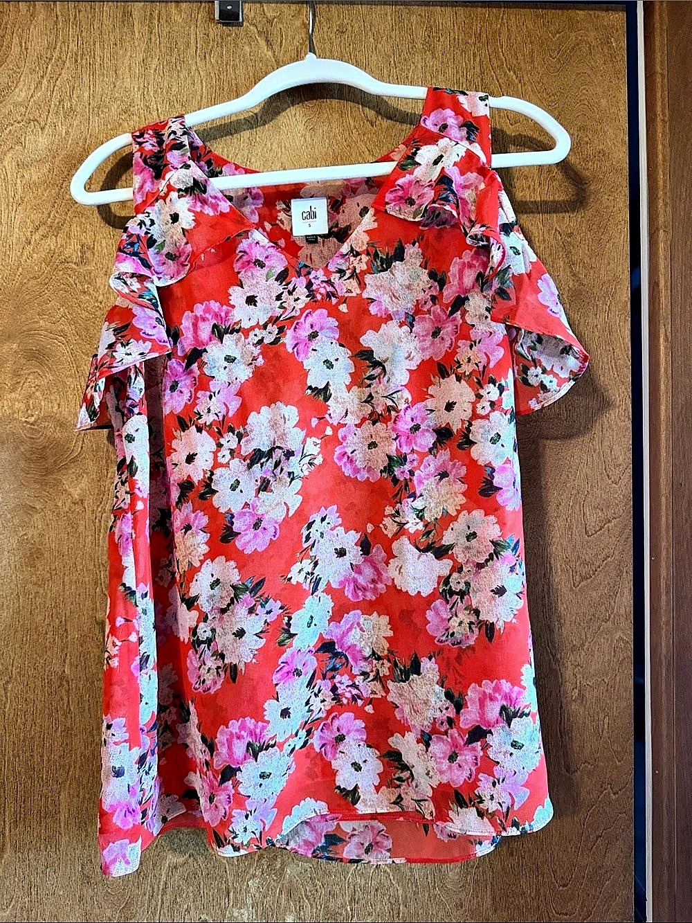 Cabi Floral Blouse